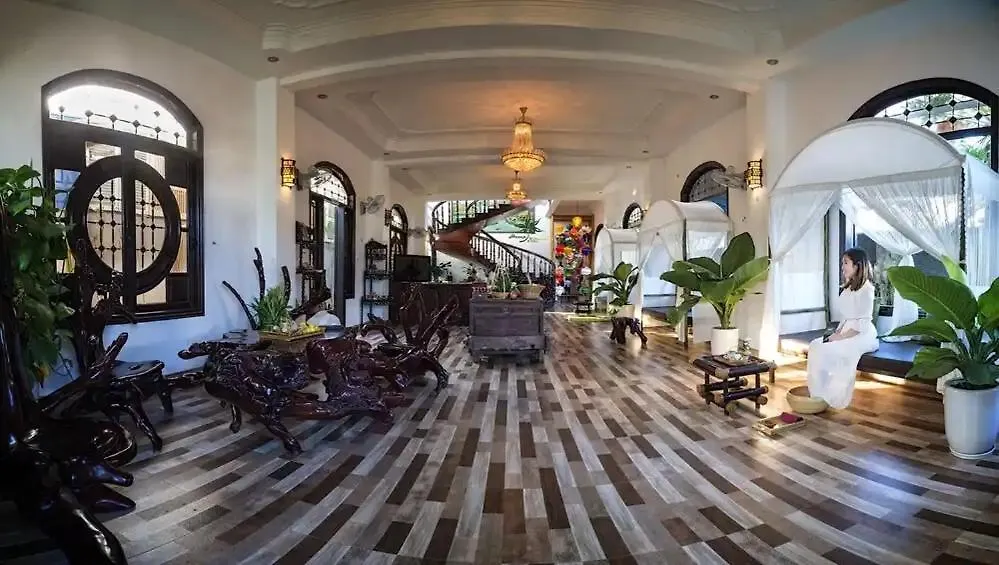 Quarto em Acomodações Particulares Nipa Riverside Villa By The Little Hoi An